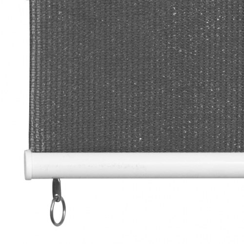Udendørs rullegardin 350 x 140 cm antracitgrå