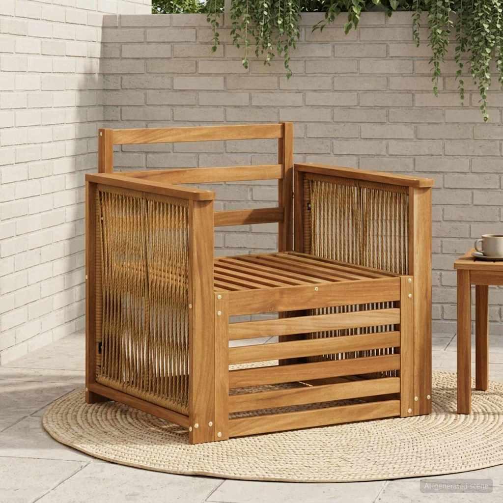 Udendørs Mellem Sofa Naturfarvet billede