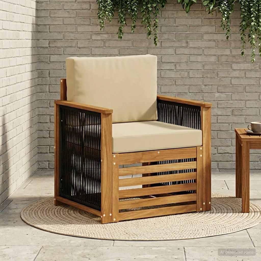 Udendørs Mellem Sofa Naturfarvet billede