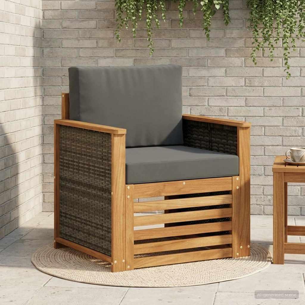 Udendørs Mellem Sofa Naturfarvet billede