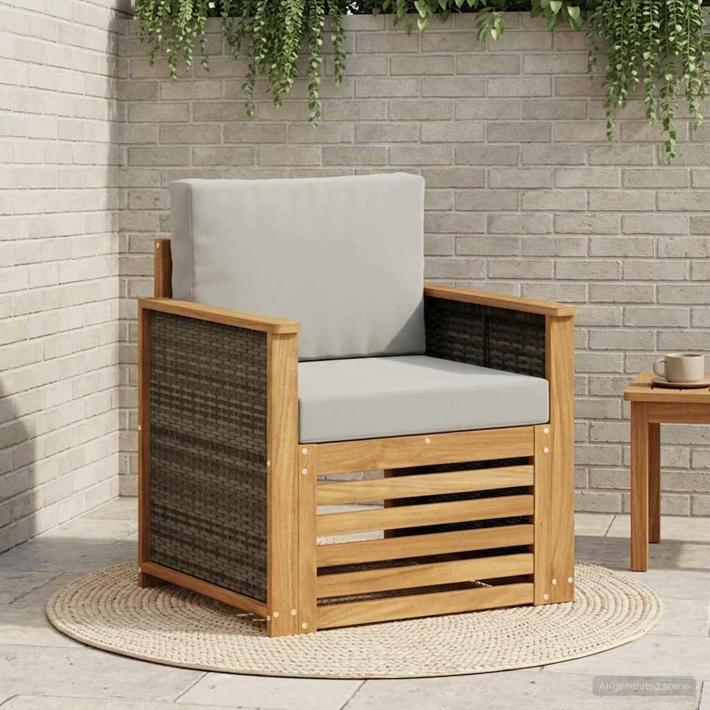 Udendørs Mellem Sofa Naturfarvet billede