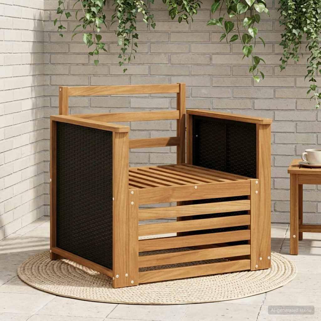 Udendørs Mellem Sofa Naturfarvet billede