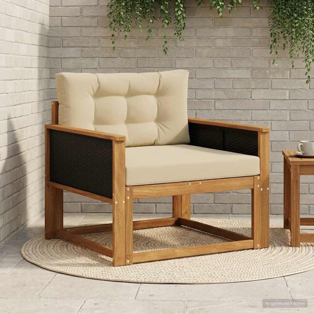 Udendørs Mellem Sofa Naturfarvet billede