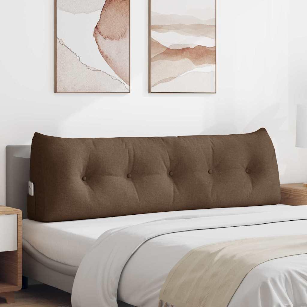 Rygpude Brun 160 x 24 x 50 cm Stof billede