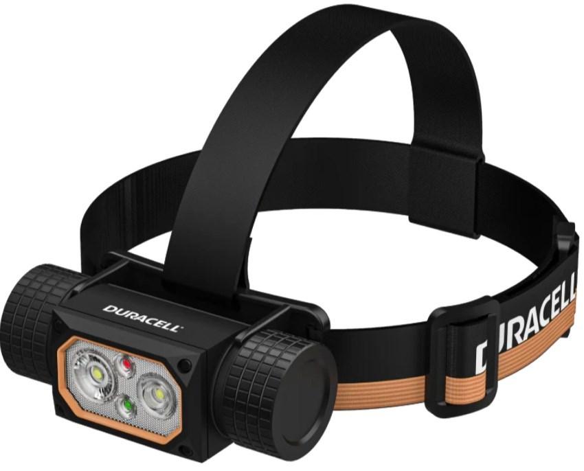 Duracell DH2000R pandelampe - 2000 lm, sort/orange billede