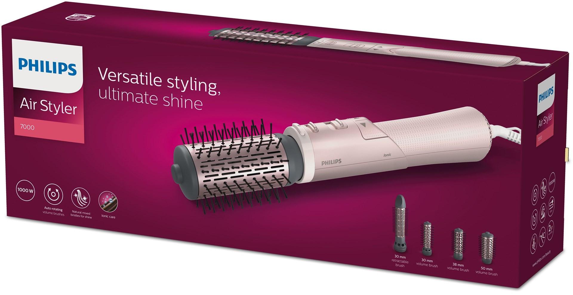 Philips 7000 Series BHA735/00 varmeluftsbørste - 1 000 W, Warm Pink