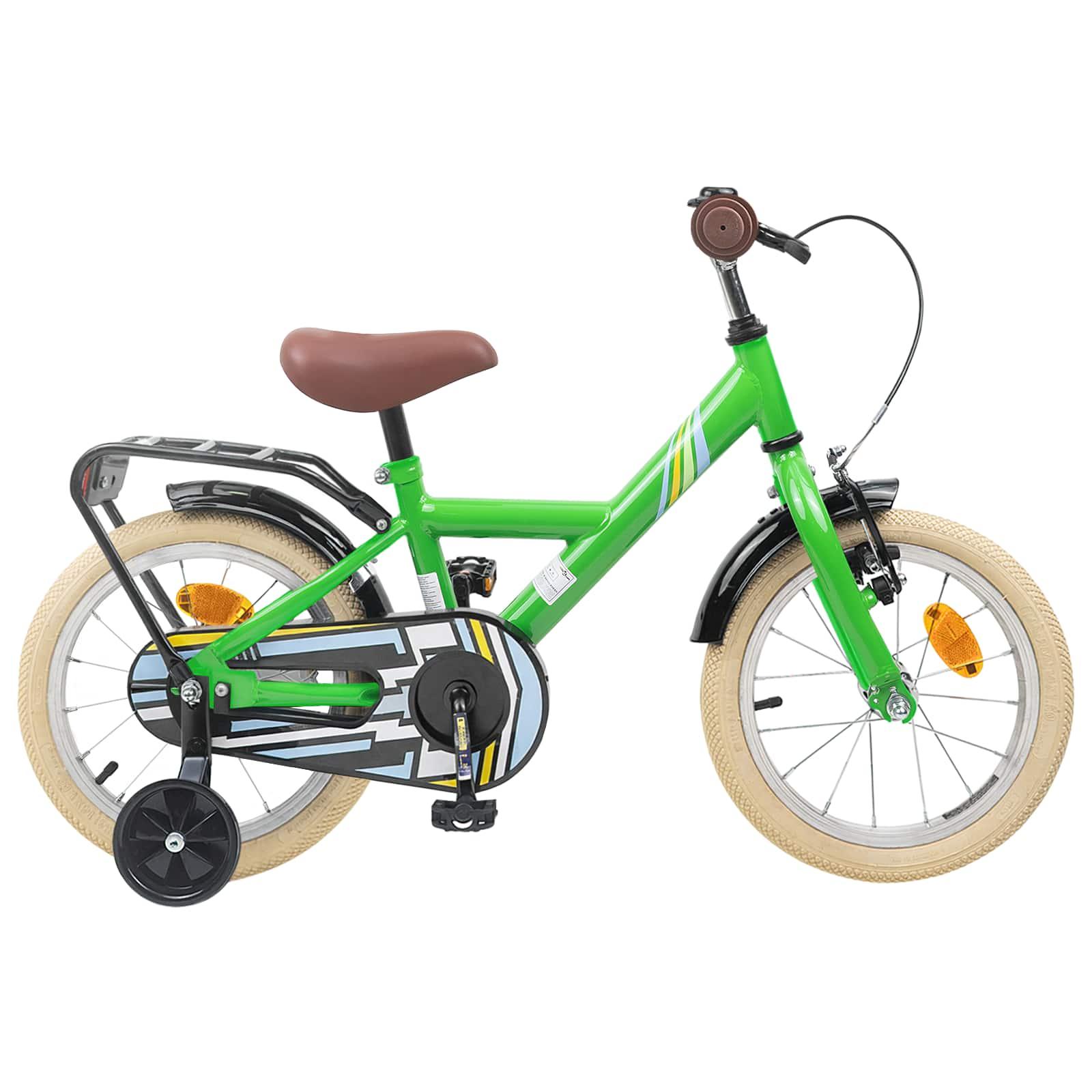 Børnecykel 12 tommer til 2-4 år gamle Grøn billede