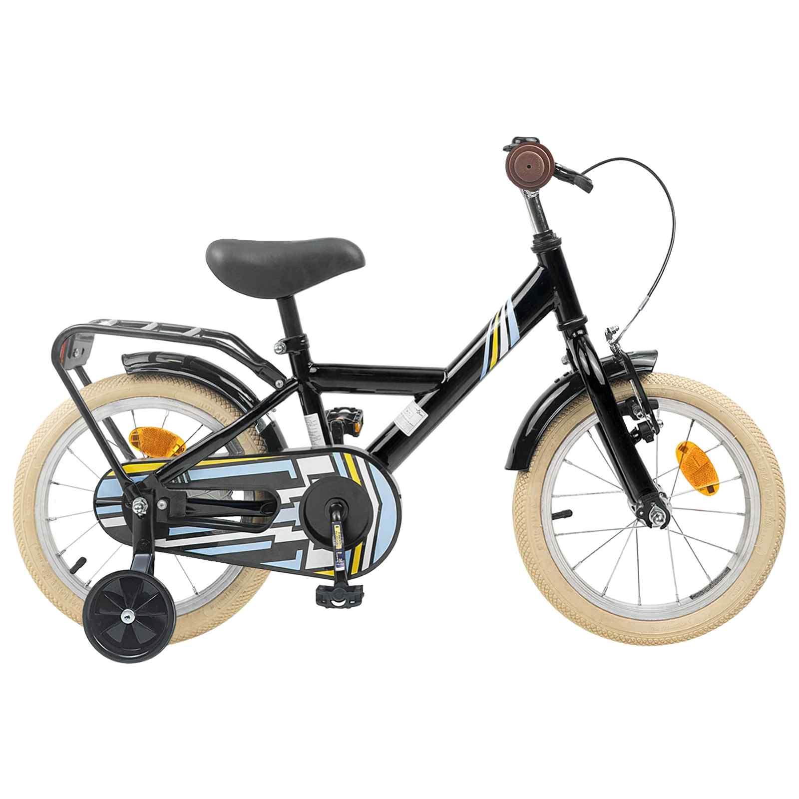 Børnecykel 12 tommer til 2-4 år gamle Sort billede
