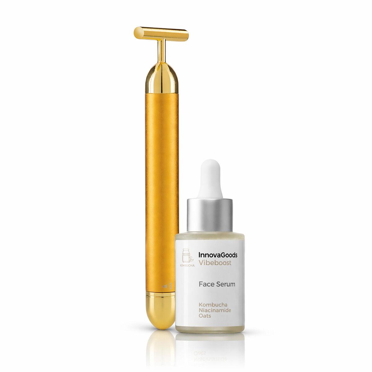 Vibeboost - foryngende højfrekvent ansigtsmassager + Kombucha ansigtsserum 30 ml billede