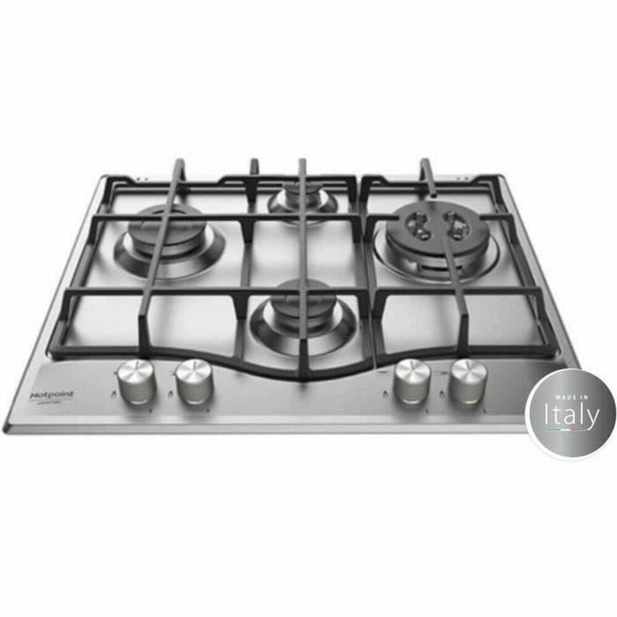 Gas-kogeplade Hotpoint PNN 641 IX - 60 cm rustfrit stål