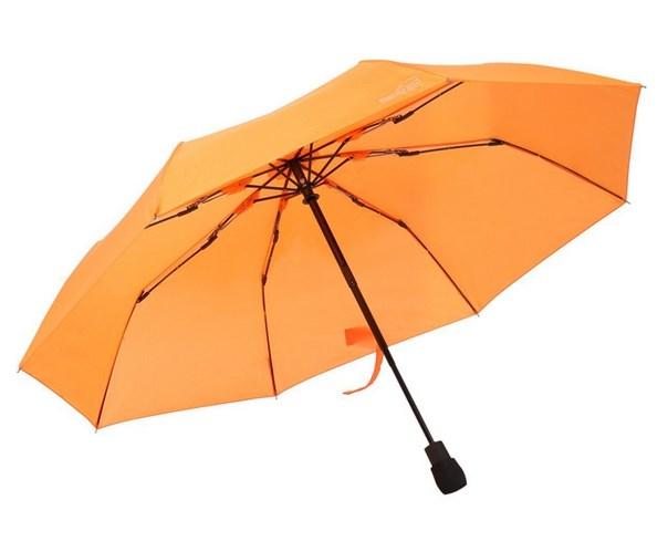 Kompakt automatisk paraply - orange, glasfiber/alu, polyester billede