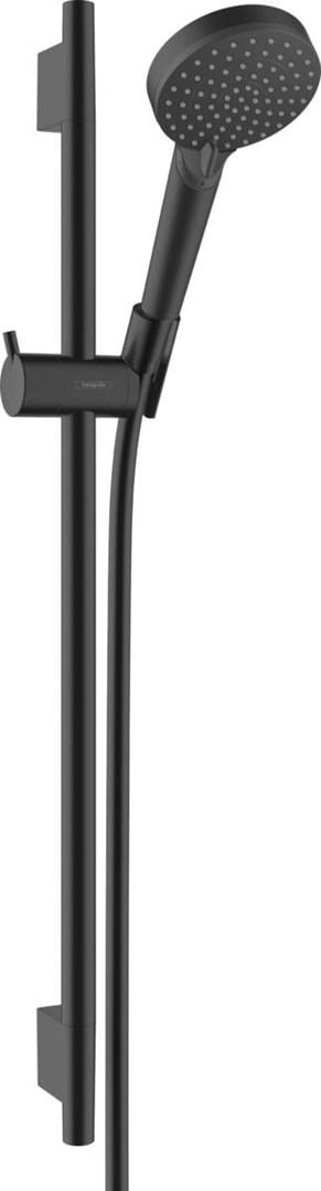 Hansgrohe Vernis Blend Vario brusersæt - mat sort, 650 mm stang billede