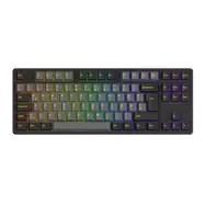Akko Black & Gold 5087S gaming tastatur - RGB, Akko V3 Cream Yellow Pro, ISO DE, sort/guld billede