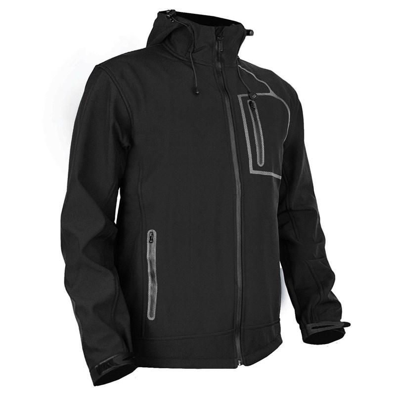 Softshell jakke til mænd - sort, størrelse M billede
