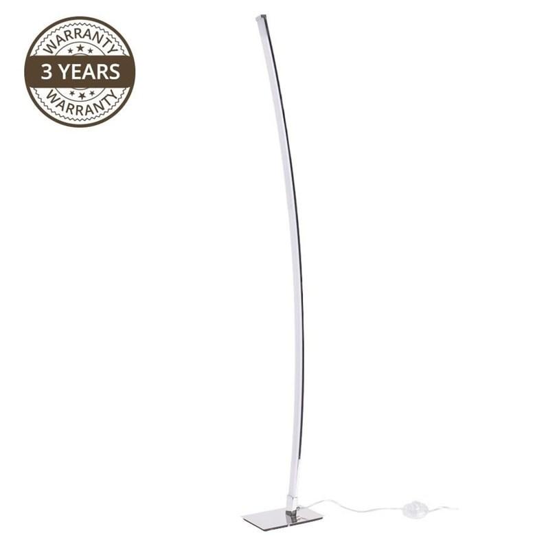 Gulvlampe ML9944-1 - 24 W LED buet stålampe billede