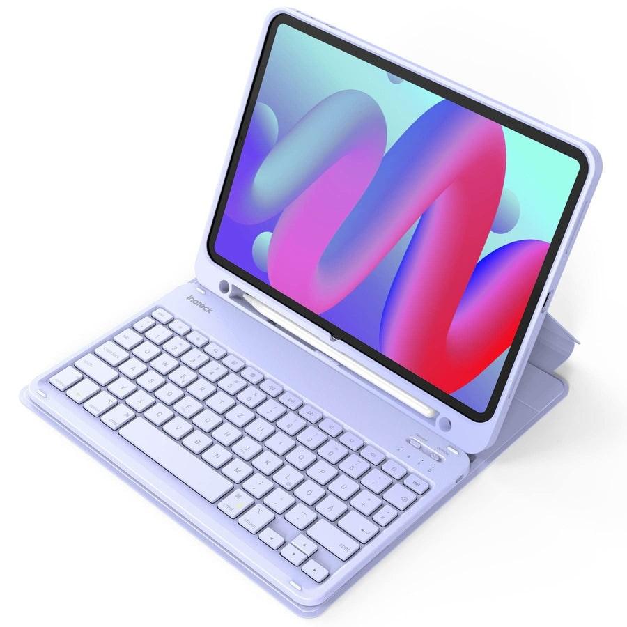 Inateck KB04002 QWERTY Bluetooth tastaturcover - Lilla billede