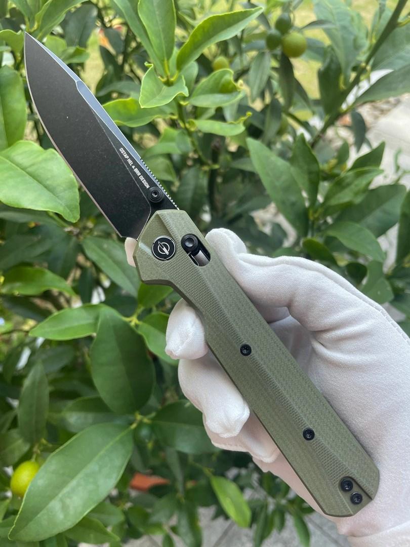 Foldekniv KNIVESPL The First - OD grøn G10, 14C28N billede
