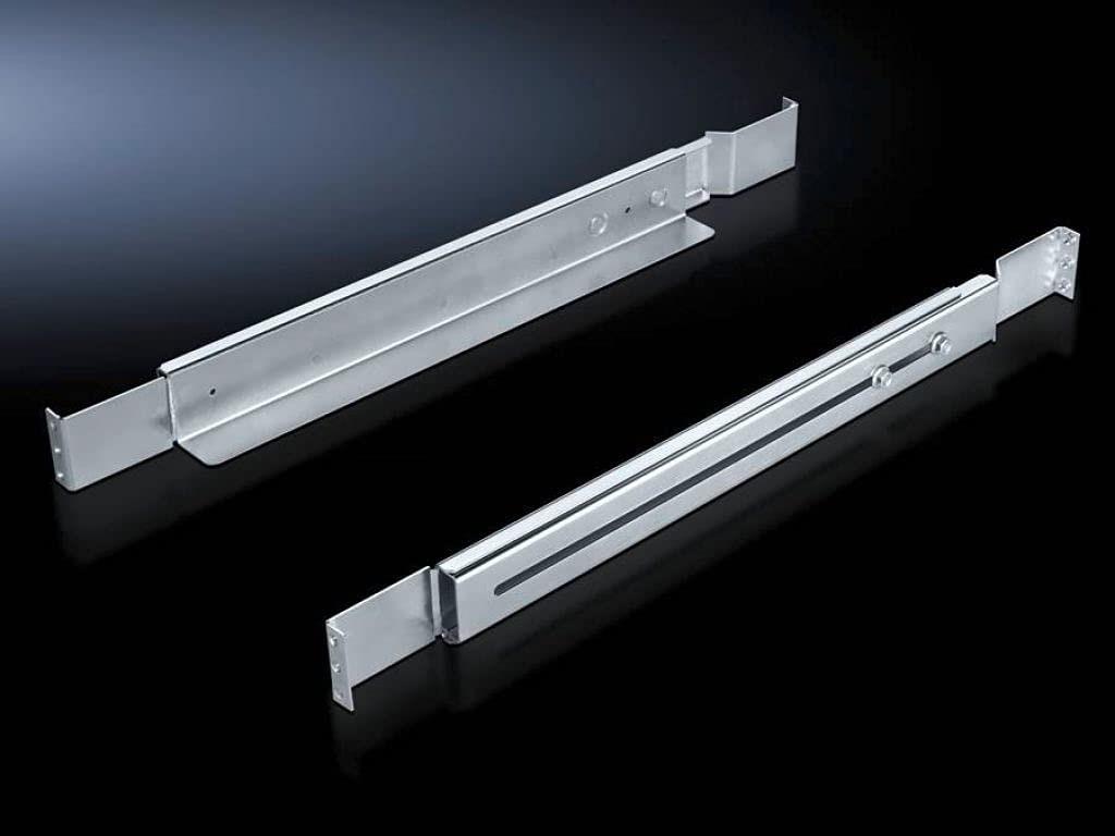 Rittal glideskinner TS IT/TE - 1 HE, justerbar 550-750 mm, 2 stk.