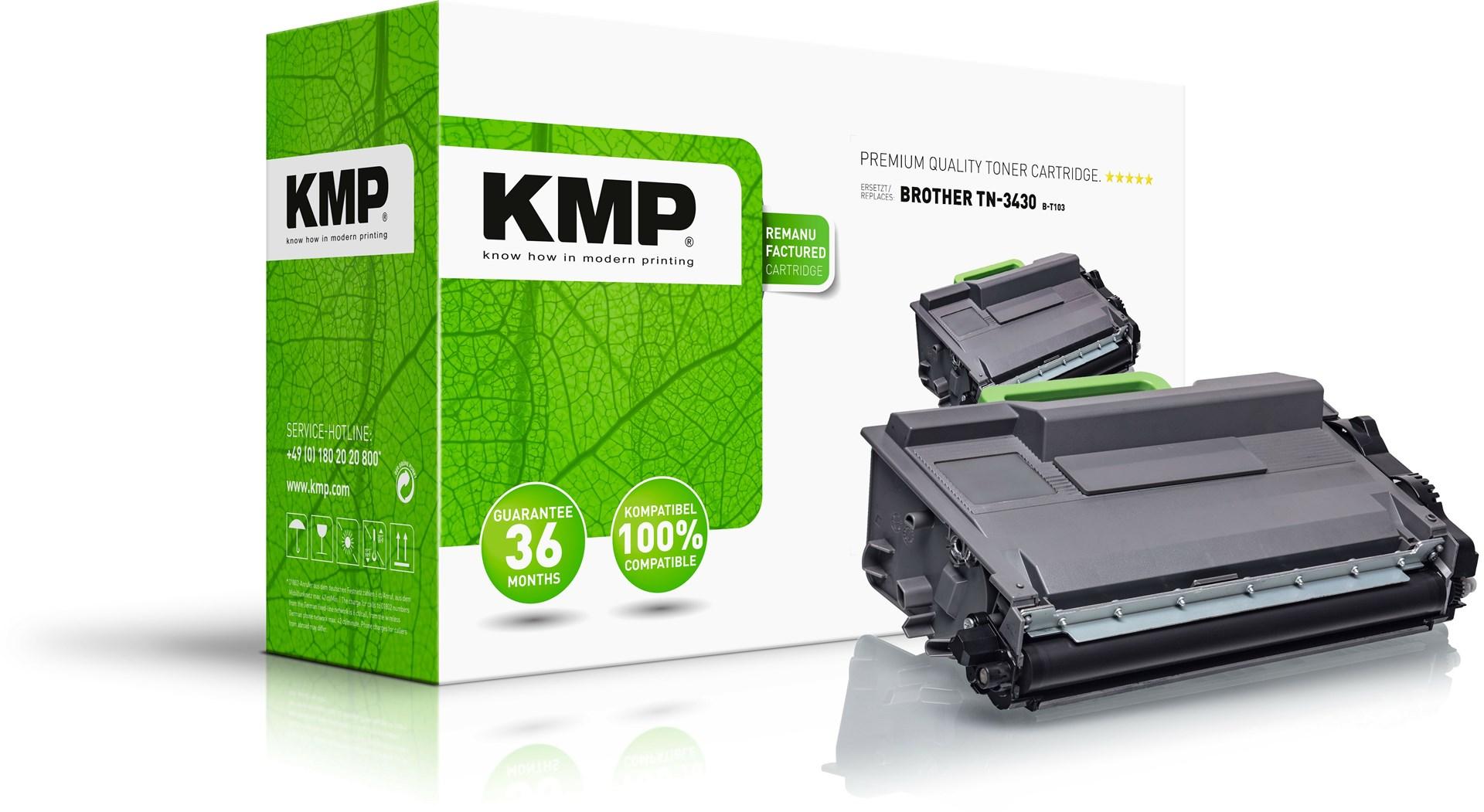 KMP B-T103 toner - kompatibel til Brother, sort, 1 stk. billede
