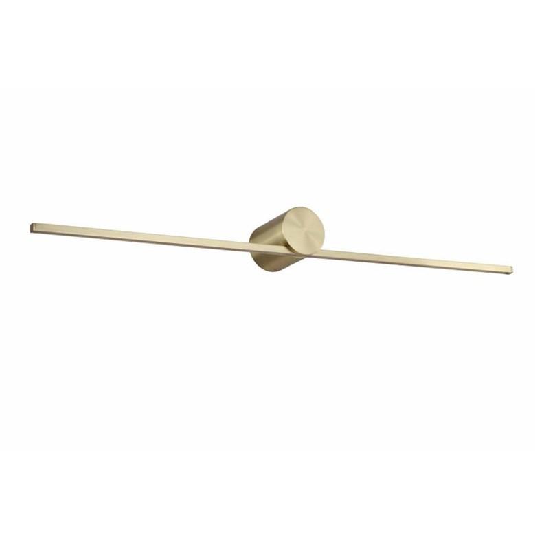 Moderne slank væglampe i gylden finish - Kinquet Bath Lamp billede