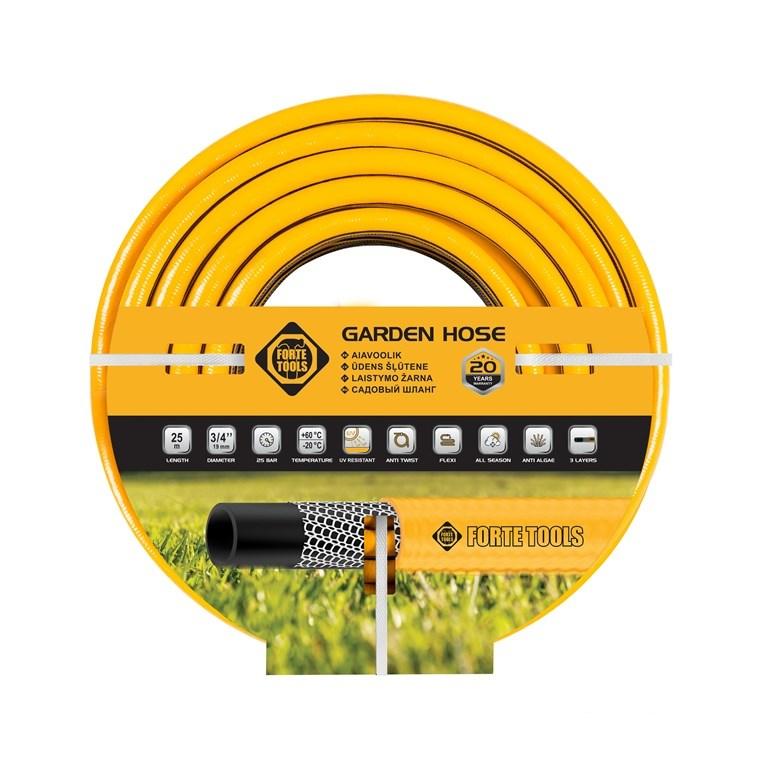 Haveslange 3/4" - 25 m - gul (Garden Hose) billede