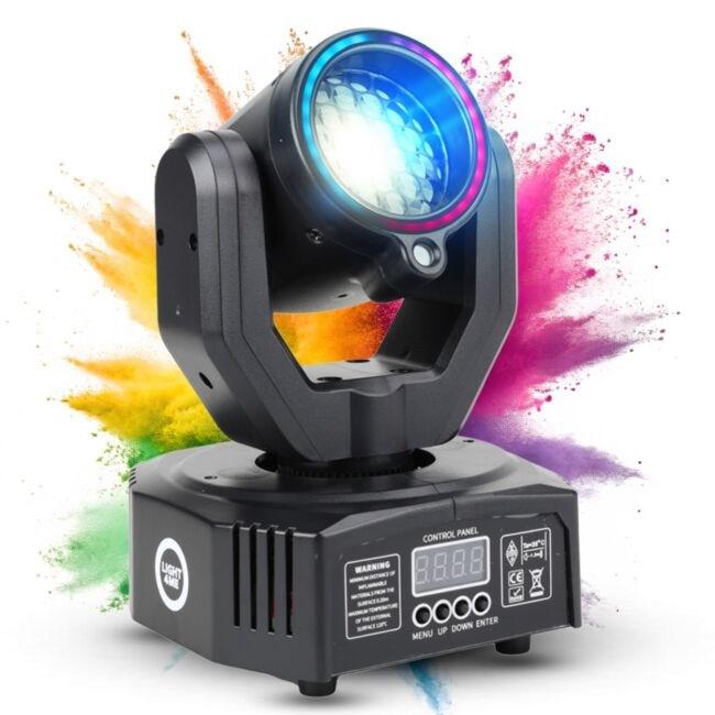 Light4Me Magic Head - bevægelig LED-lyshoved med FX og DMX billede