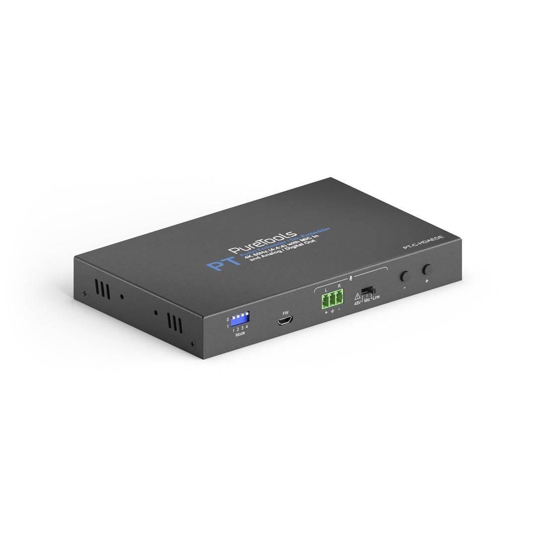 PureTools PT-C-HDAEDE - HDMI lydkonverter, sort billede
