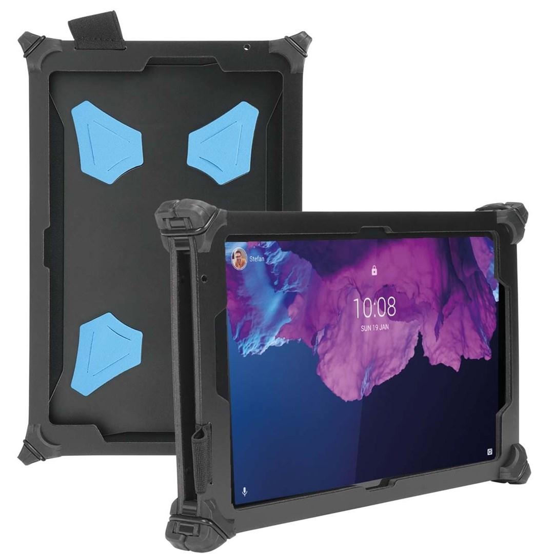 Robust tabletcover til Lenovo 11,5" - sort, med stander billede