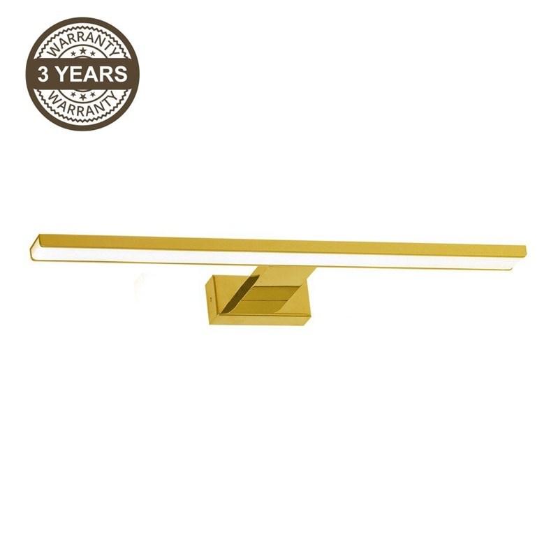 Væglampe med LED - 50 cm, 12 W, 3.000 K, guld billede