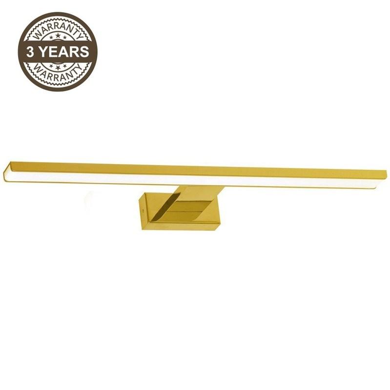 Væglampe med LED, MIK 80 cm 15 W IP44 - guld billede