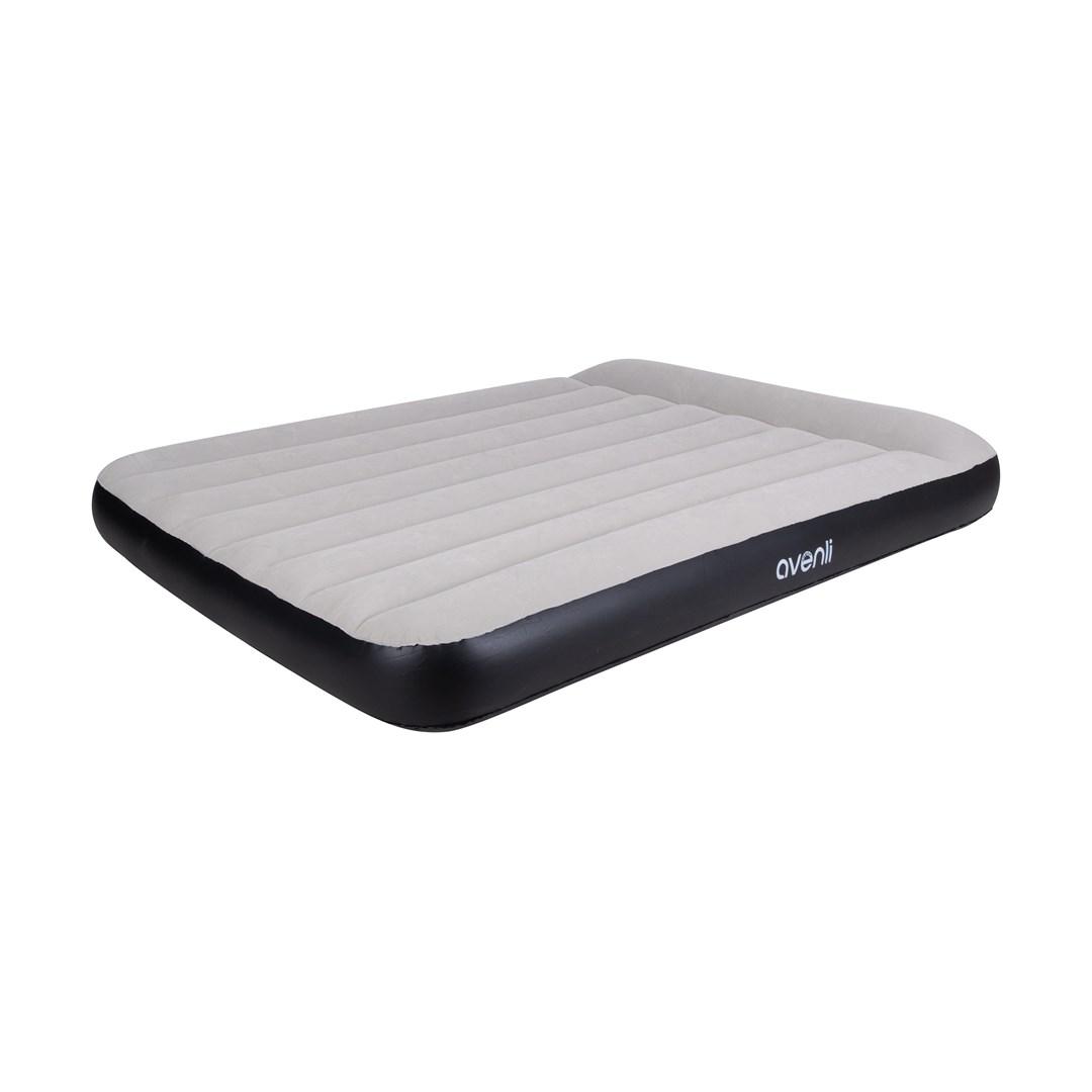 Oppustelig madras med indbygget pumpe 203 × 152 × 30 - Avenli billede