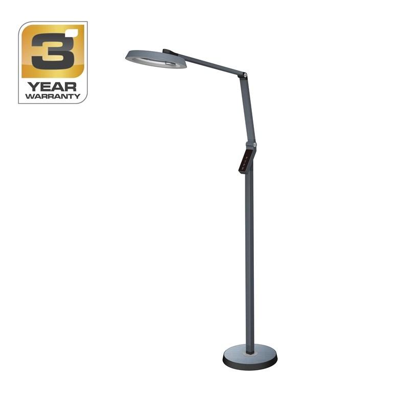 Gulvlampe med LED - BL-1926 15 W, sort billede