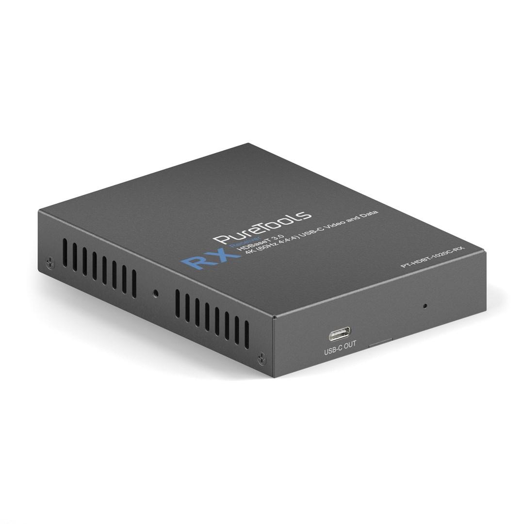 PureTools PT-HDBT-1020C-RX AV-forlænger - modtager (HDBaseT, USB-C) billede