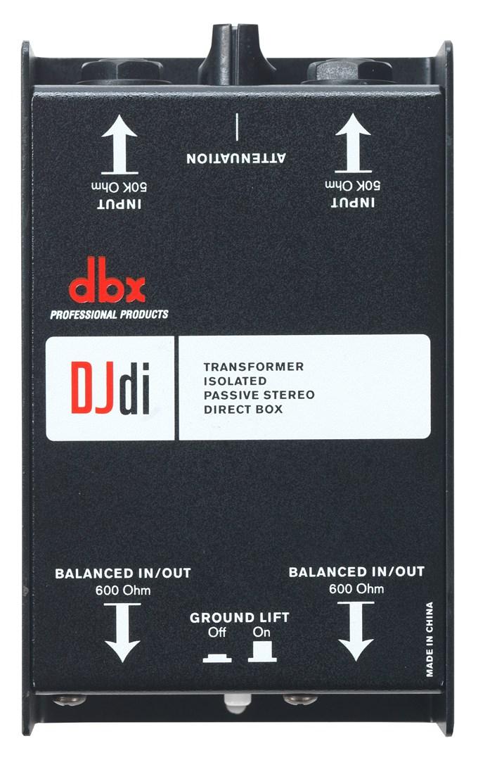 dbx DJdi passiv stereo direct box - sort billede