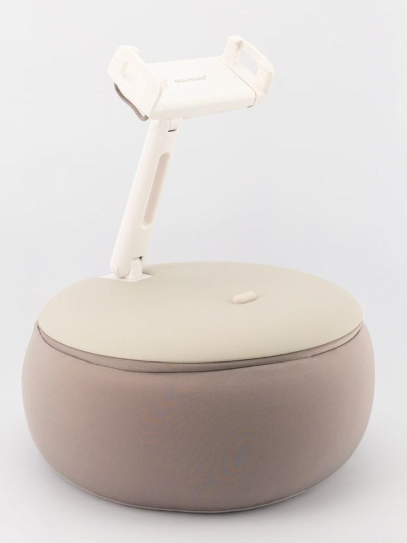 Pudestativ til mobil og tablet - beige, passiv holder billede