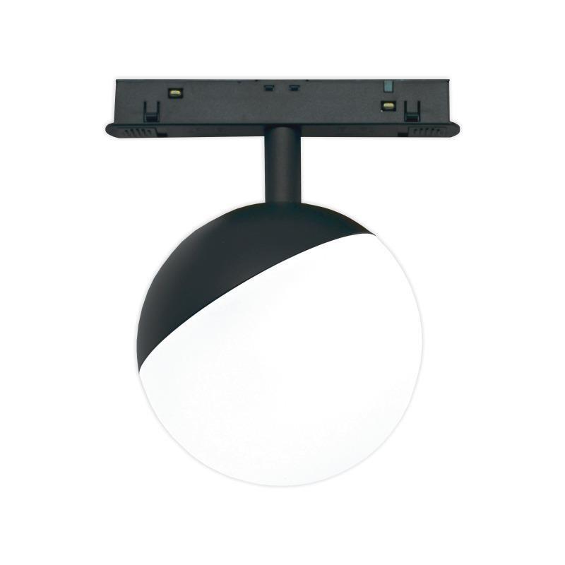 Loftspot til skinne, LED 7 W - 630 lm, IP20, sort billede