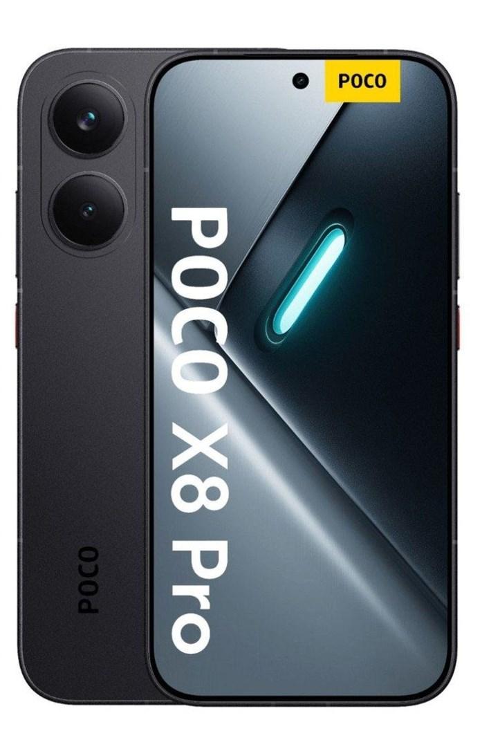 POCO X8 Pro 12/512 GB 5G - Sort smartphone billede