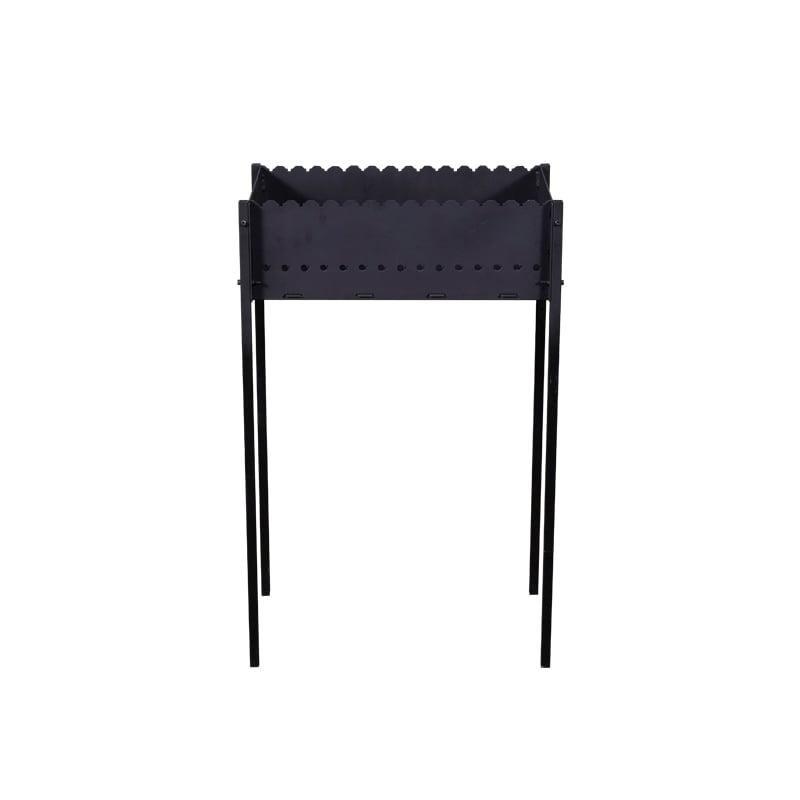 Kulgrill på stativ - GR-016, 44 × 27 × 76 cm billede