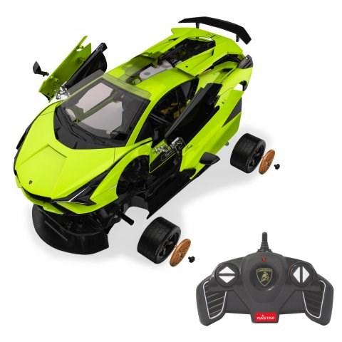 Lamborghini SiÃ¡n FKP 37 RC byggesÃ¦t - onroad racer 1:18, elektrisk, grÃ¸n/sort billede