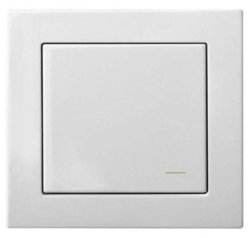 Trådløs vægkontakt RJ-314 - hvid netværks-switch til smart styring billede