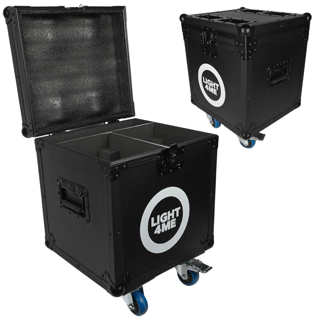 Transportkasse til LIGHT4ME Orbeam - flightcase 2‑i‑1 med hjul billede