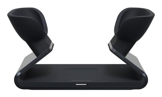 mophie opladningsstander til AirPods Max - Qi trådløs oplader, sort billede