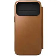 Modern Leather Folio læderetui til iPhone 17 Pro Max - kompatibel med MagSafe, english tan billede