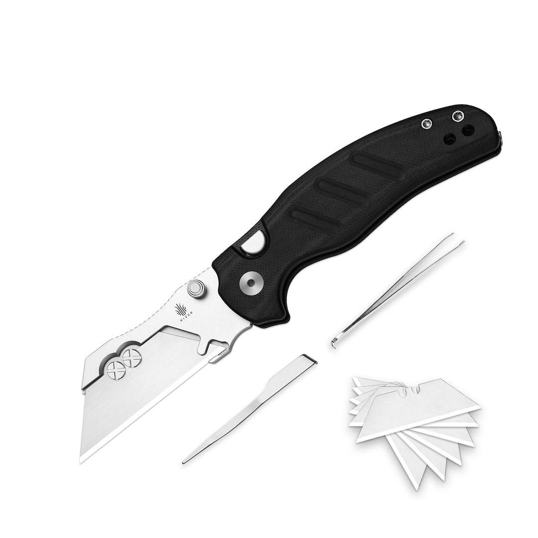 Foldekniv Kizer C01C Uti 1 med G10-håndtag - udskiftelige blades billede