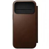 Modern Leather Folio læderetui til iPhone 17 Pro Max - brun, kompatibel med MagSafe billede