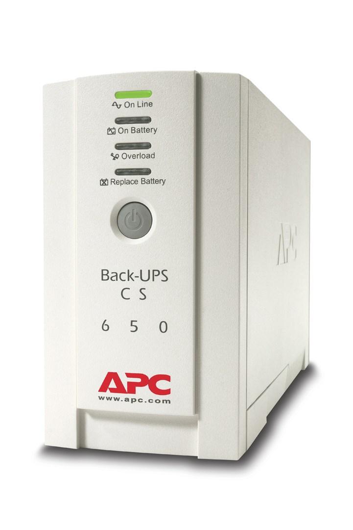 APC Back‑UPS CS 650 VA, 400 W - 4 udtag - UPS