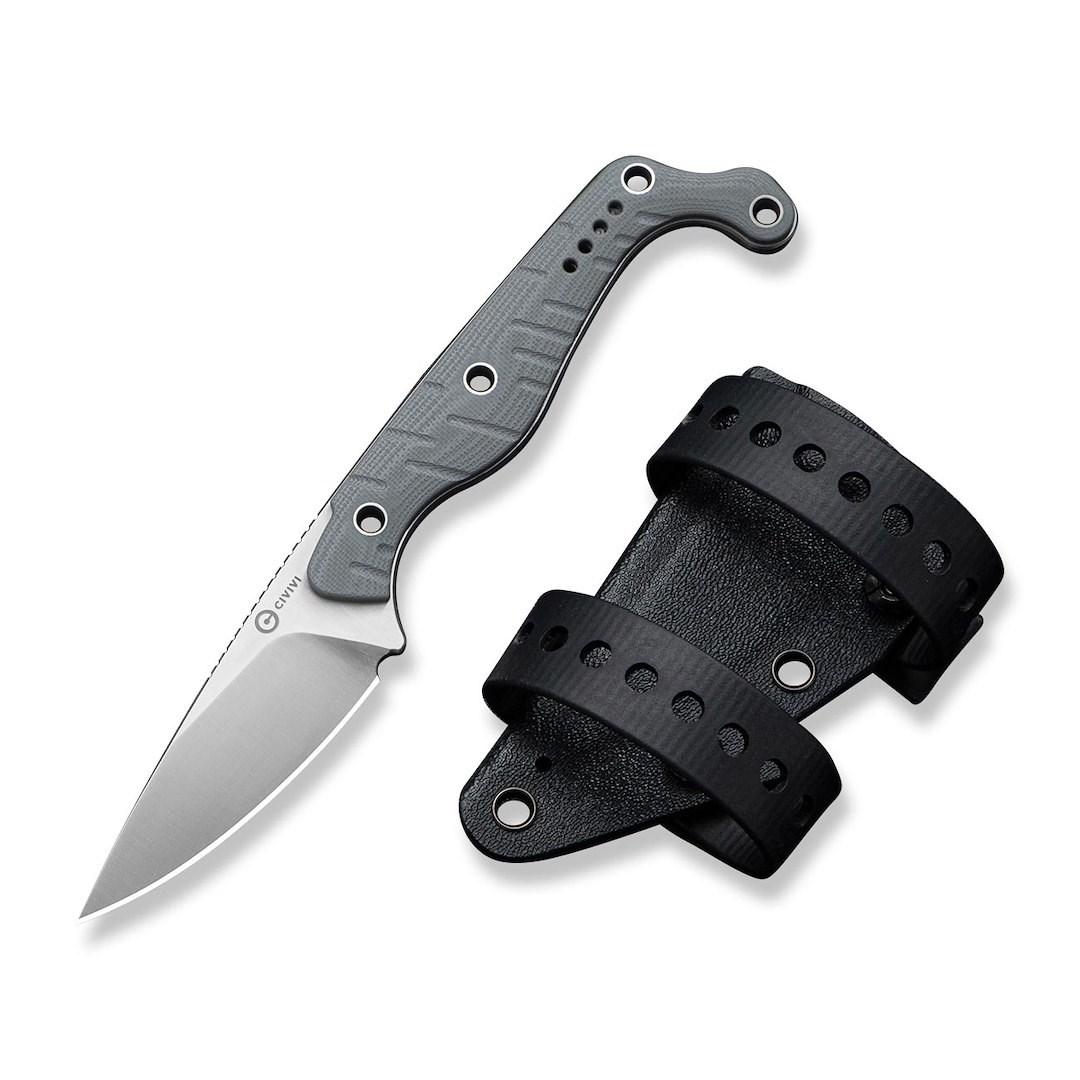 CIVIVI SÖKN fast kniv - Nitro-V, grå G10, satin billede