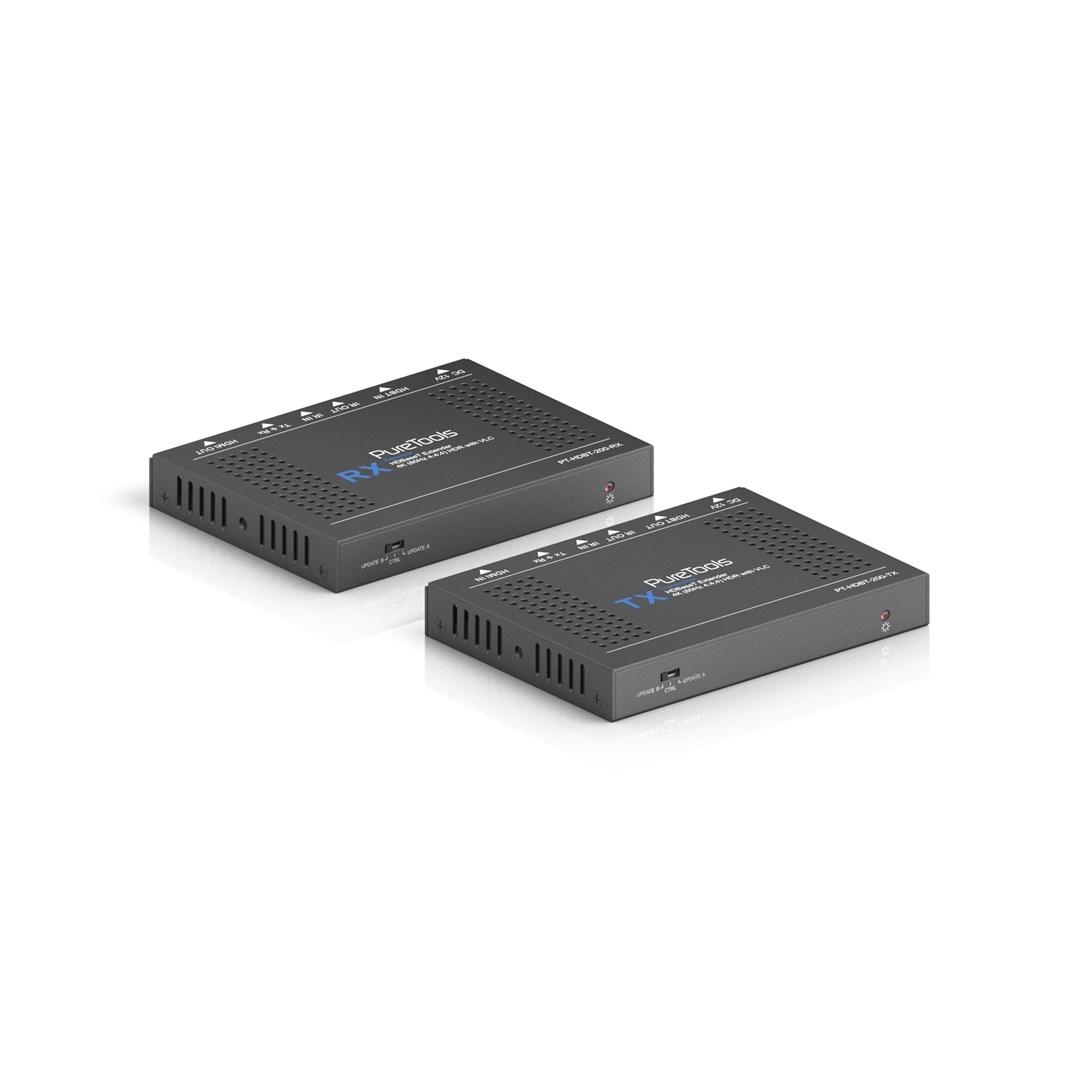 PureTools PT-HDBT-200 AV-extender sæt - sender og modtager, sort billede