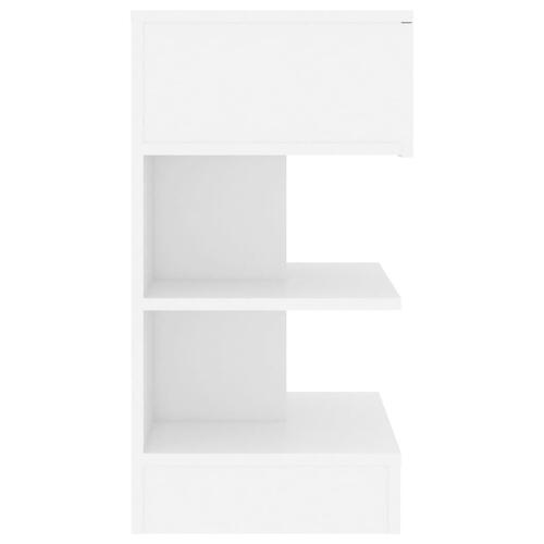 Sengeskab 40x35x65 cm spånplade hvid