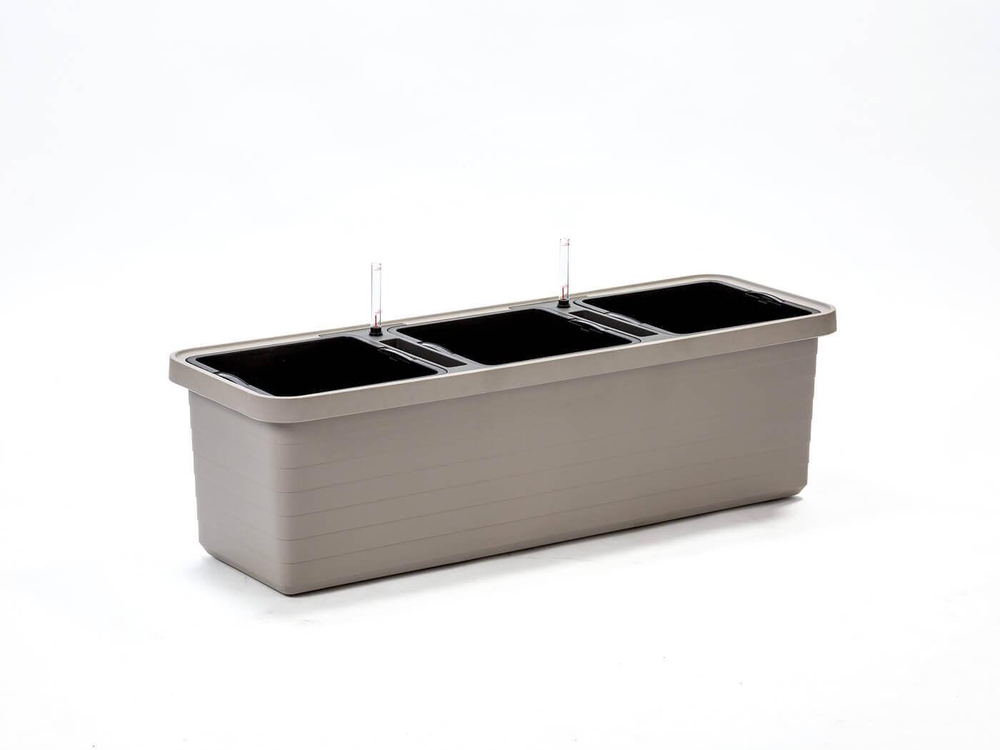 Urbalive Berberis Trio selvvandende altankasse 117 × 39 cm - lysegrå billede